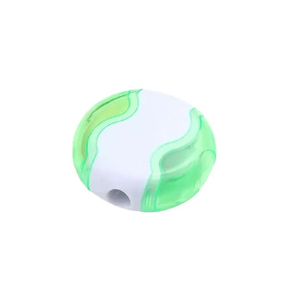 Round Pencil Sharpener With Built-In Eraser And Cover