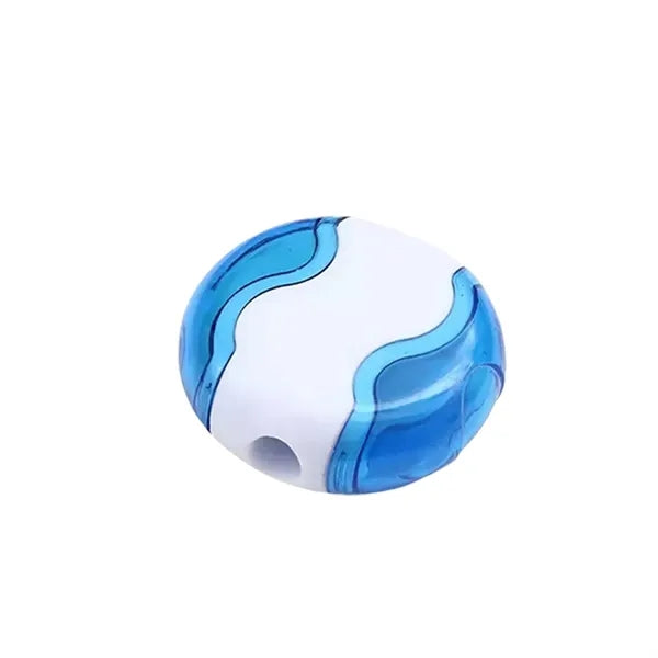 Round Pencil Sharpener With Built-In Eraser And Cover