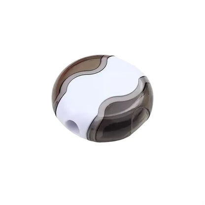 Round Pencil Sharpener With Built-In Eraser And Cover