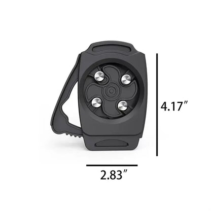 Stainless Steel Can And Bottle Opener With Ergonomic Grip