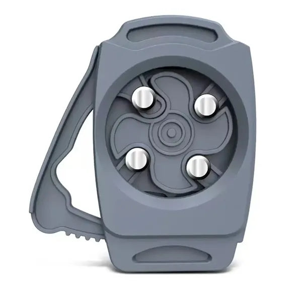 Stainless Steel Can And Bottle Opener With Ergonomic Grip
