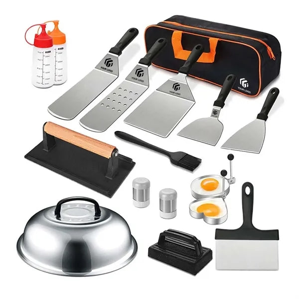 17-Piece Outdoor BBQ Blackstone Griddle Accessories Kit