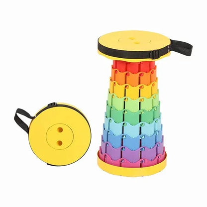 Telescopic Stool Portable Folding Camping Outdoor Chair Seat