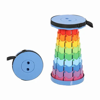 Telescopic Stool Portable Folding Camping Outdoor Chair Seat