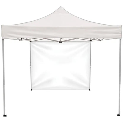 10' Square Tent With One Full Wall