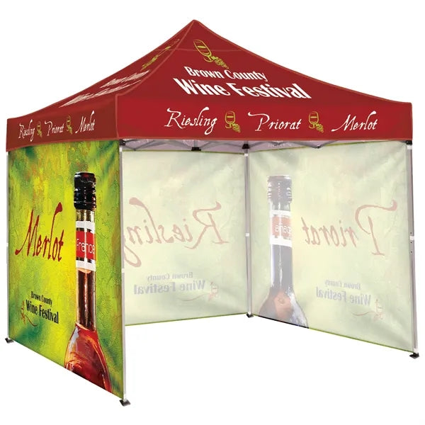 10' Square Tent With Three Full Walls