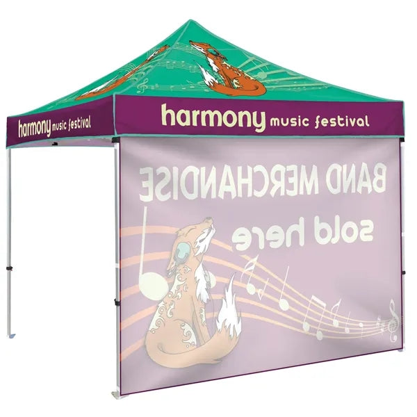 10' Heavy Duty Tent with One Full Wall