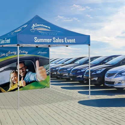 10' Heavy Duty Tent with One Full Wall