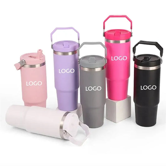 30oz Insulated Straw Tumbler with Handle