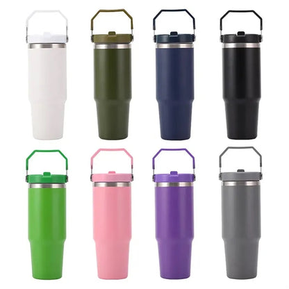 30oz Insulated Straw Tumbler with Handle