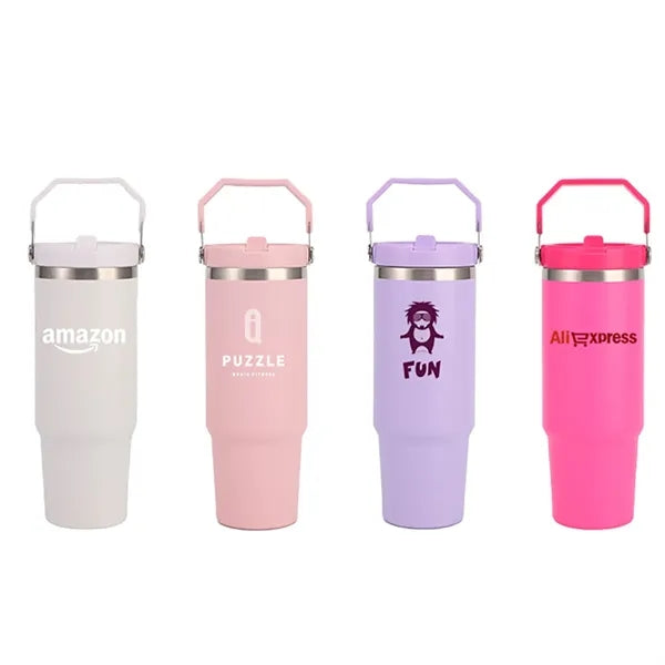 30oz Insulated Straw Tumbler with Handle