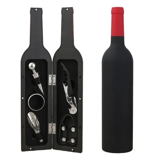 5 Piece Stainless Steel Wine Tool Set Corkscrew