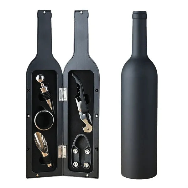 5 Piece Stainless Steel Wine Tool Set Corkscrew