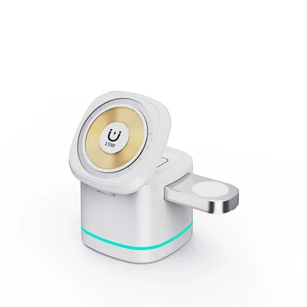 3 In 1 Cube Wireless Charger Station