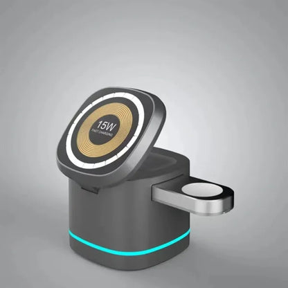 3 In 1 Cube Wireless Charger Station
