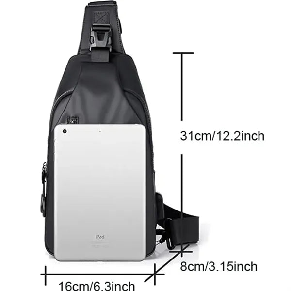 Anti-thief Waterproof Crossbody Backpack Chest Sling Bag