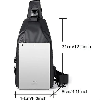 Anti-thief Waterproof Crossbody Backpack Chest Sling Bag