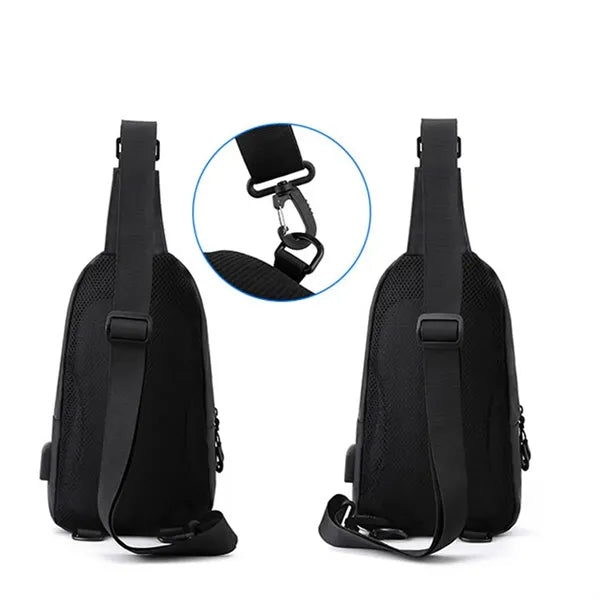 Anti-thief Waterproof Crossbody Backpack Chest Sling Bag