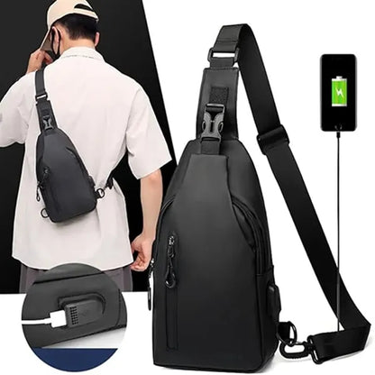 Anti-thief Waterproof Crossbody Backpack Chest Sling Bag