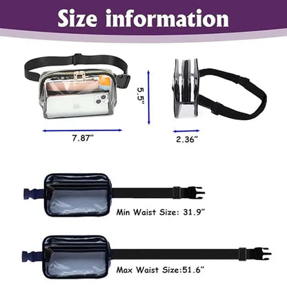 Clear Tpu Stadium Waist Pack