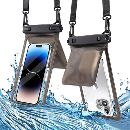 Dual-Compartment Waterproof Phone Pouch