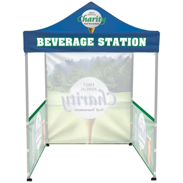 6.5' Square Tent With One SS Wall and Two SIngle Sided Half