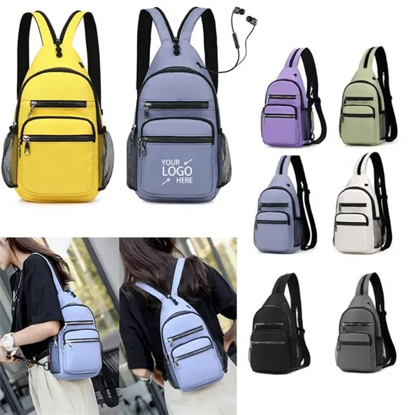 Small Backpack For Women Sling Crossbody Chest Bag