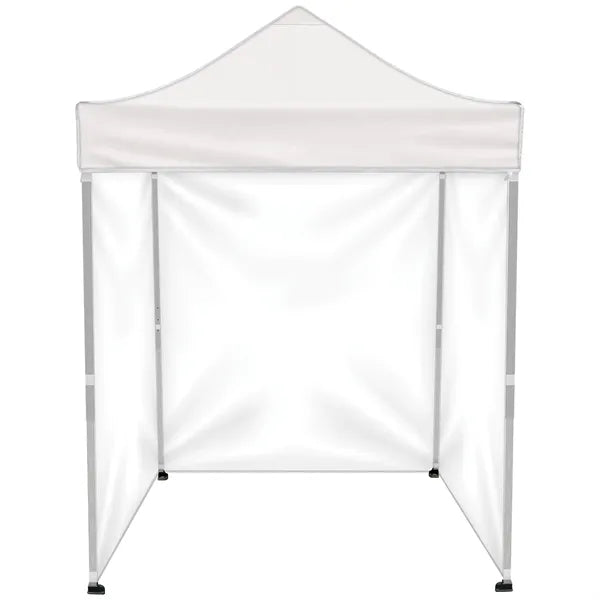 6.5' Square Canopy Tent With Three Full Single Sided Walls