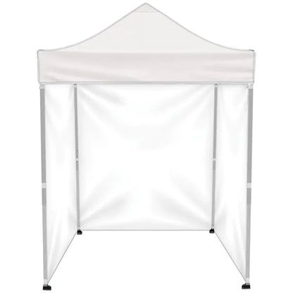 6.5' Square Canopy Tent With Three Full Single Sided Walls