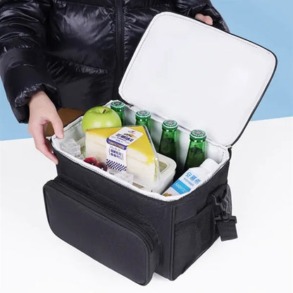 Insulated Lunch Bag With Adjustable Shoulder Strap