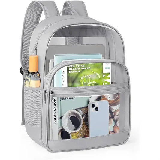 Clear Backpack Durable Transparent Bag