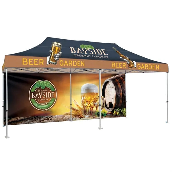 10' x 20' Heavy Duty Canopy Tent with One Wall