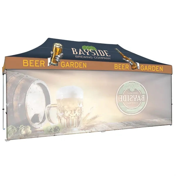 10' x 20' Heavy Duty Canopy Tent with One Wall