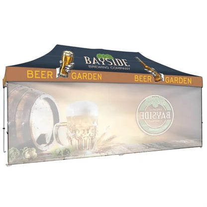 10' x 20' Heavy Duty Canopy Tent with One Wall