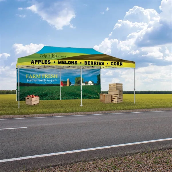 10' x 20' Heavy Duty Canopy Tent with One Wall