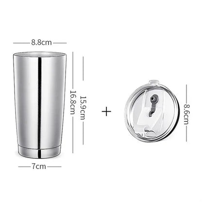 20oz Stainless Steel Tumbler Fit Car Cup Holder