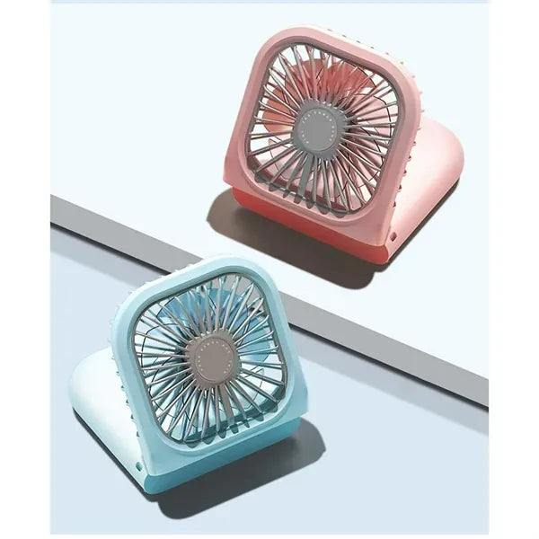 Portable Mini Necklace Handheld Personal Halter Folding Fan