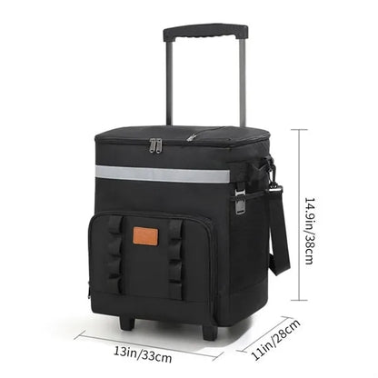 Large Capacity Rolling Cooler