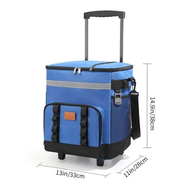 Large Capacity Rolling Cooler