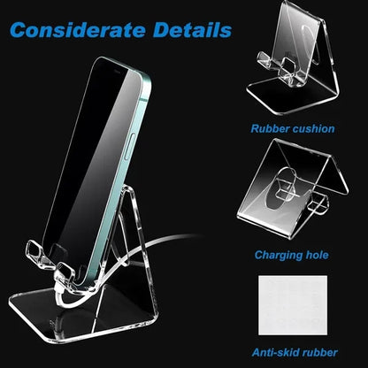 Transparent Cell Phone Stand
