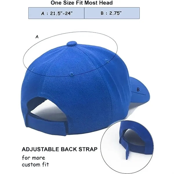 Baseball Cap Adjustable Size For Running Outdoor Activity