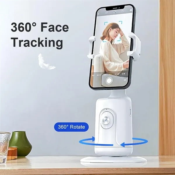 360 Degree Auto Rotating Face Tracking Tripod Phone Stand