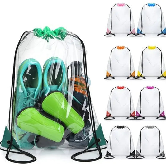 Clear Drawstring Backpacks Bags For Gym Sport Event