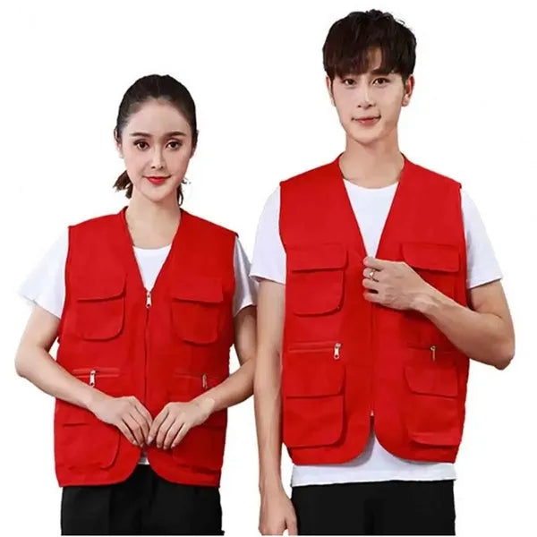 Unisex Volunteer Vest with Zipper