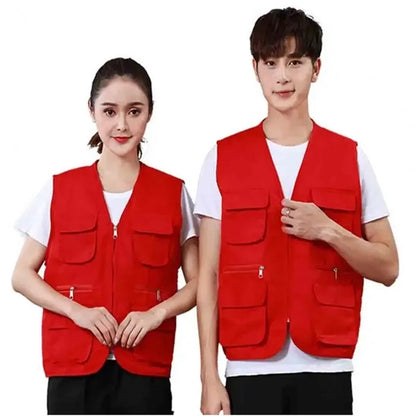 Unisex Volunteer Vest with Zipper
