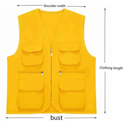 Unisex Volunteer Vest with Zipper