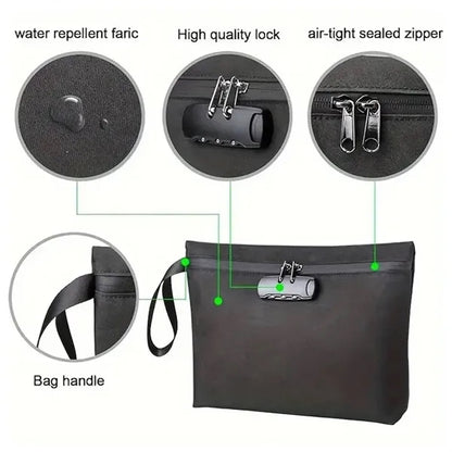 Smell Proof Bag with Combination Lock