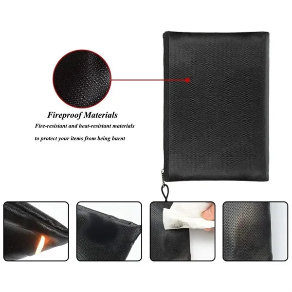 Fireproof Document Pouch Waterproof File Organizer