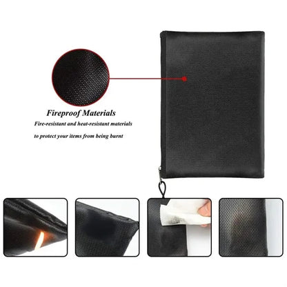 Fireproof Document Pouch Waterproof File Organizer