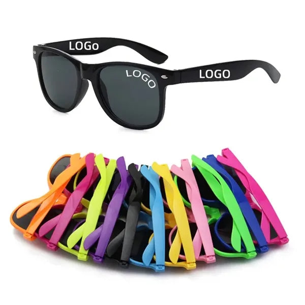 Custom Assorted Color Plastic Sunglasses For Adults